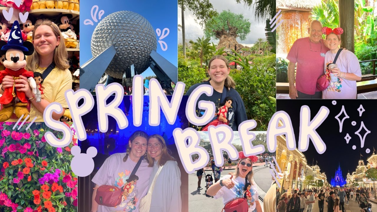 SPRING BREAK AT DISNEY WORLD | all 4 parks with my dad!