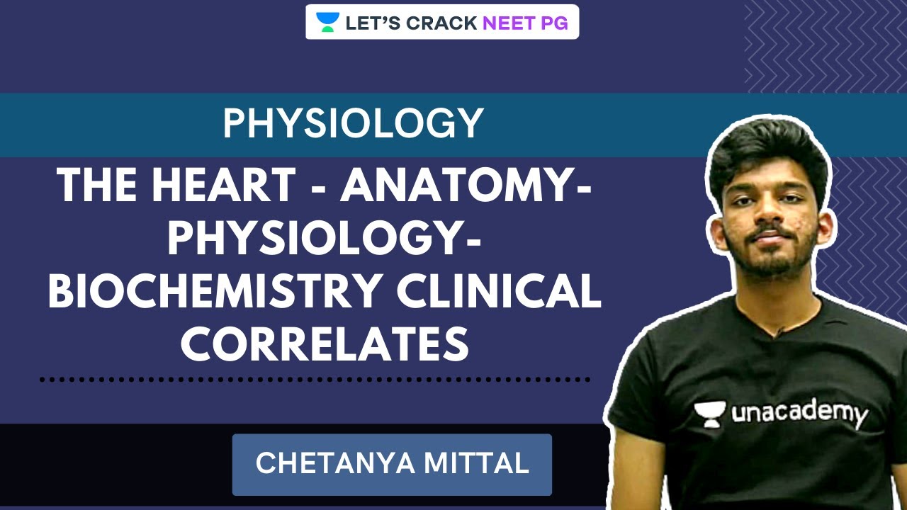 The Heart - Anatomy-Physiology-Biochemistry Clinical Correlates | NEET PG 2021 |  Chetanya Mittal