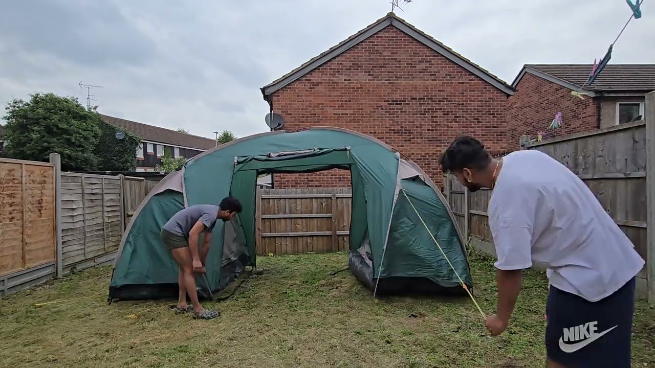 "Backyard glamping: Bringing the wilderness to my doorstep! 🏕️✨ 