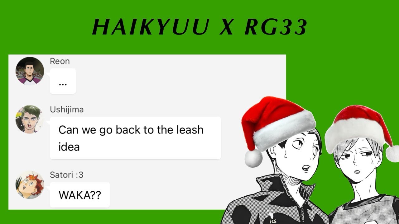 Futakuchi and Ennoshita Celebrate Christmas || CHRISTMAS SPECIAL! || RG33 x Haikyuu || Sevvysit