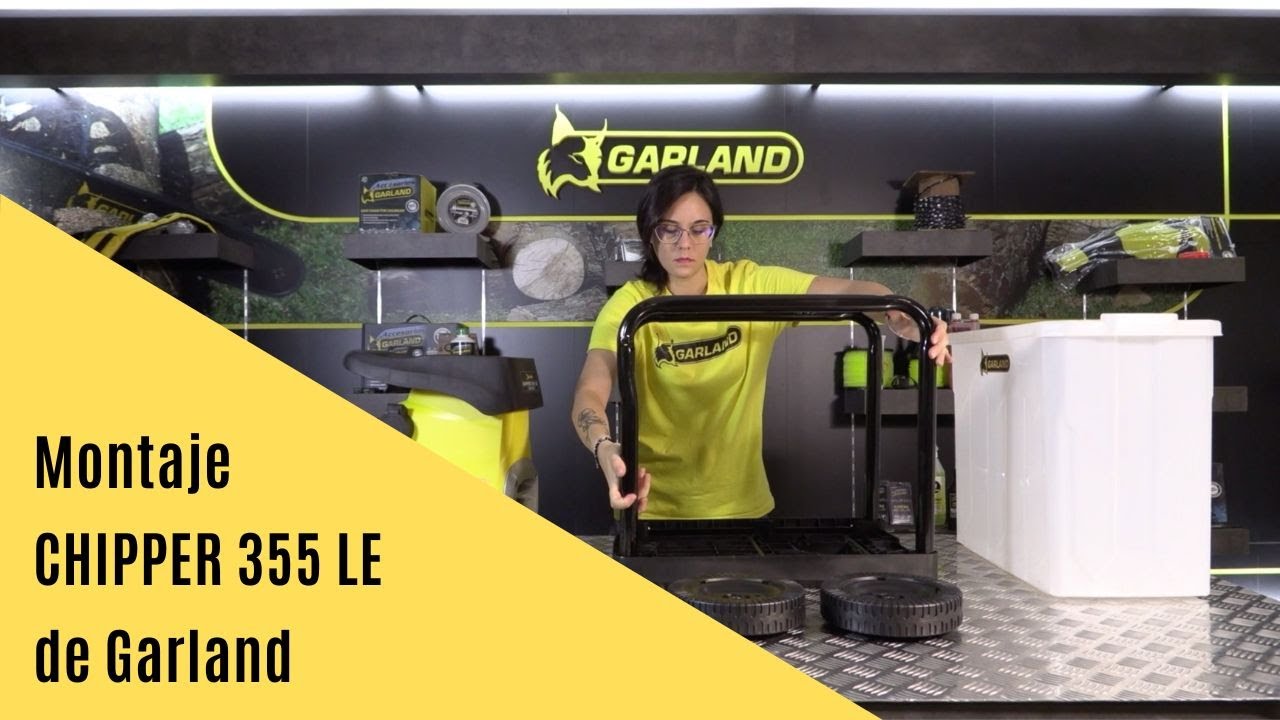 Biotriturador eléctrico Chipper 355 LE | Montaje