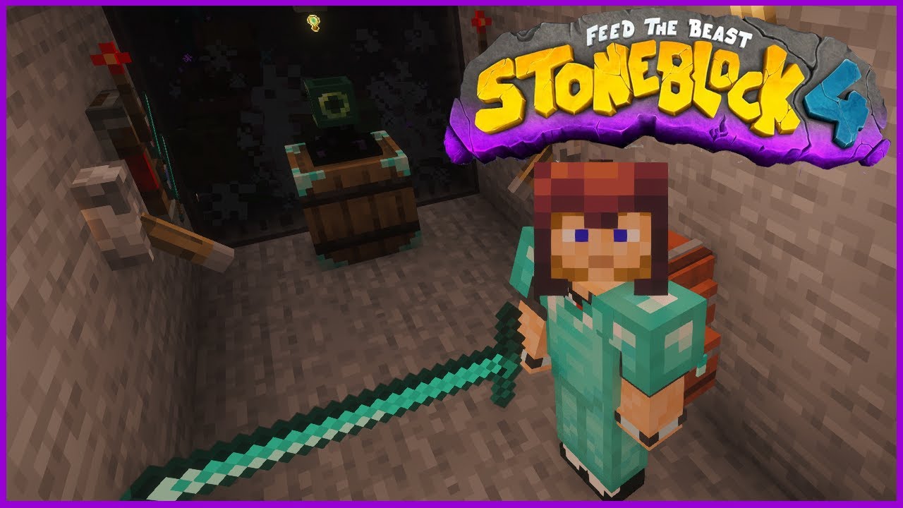 FTB Stoneblock 4 - Эпизод 11 - Настоящая ферма мафии! Очаровательная обстановка!