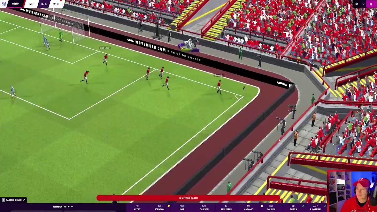 FM22 XBOX West Ham 1st Season 2nd in Table Using Mega Tactic 30 Games Played