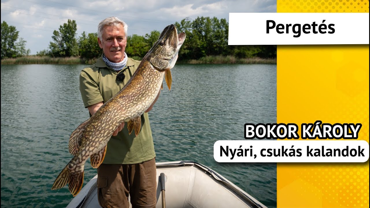Nyári, csukás kalandok Bokor Károllyal