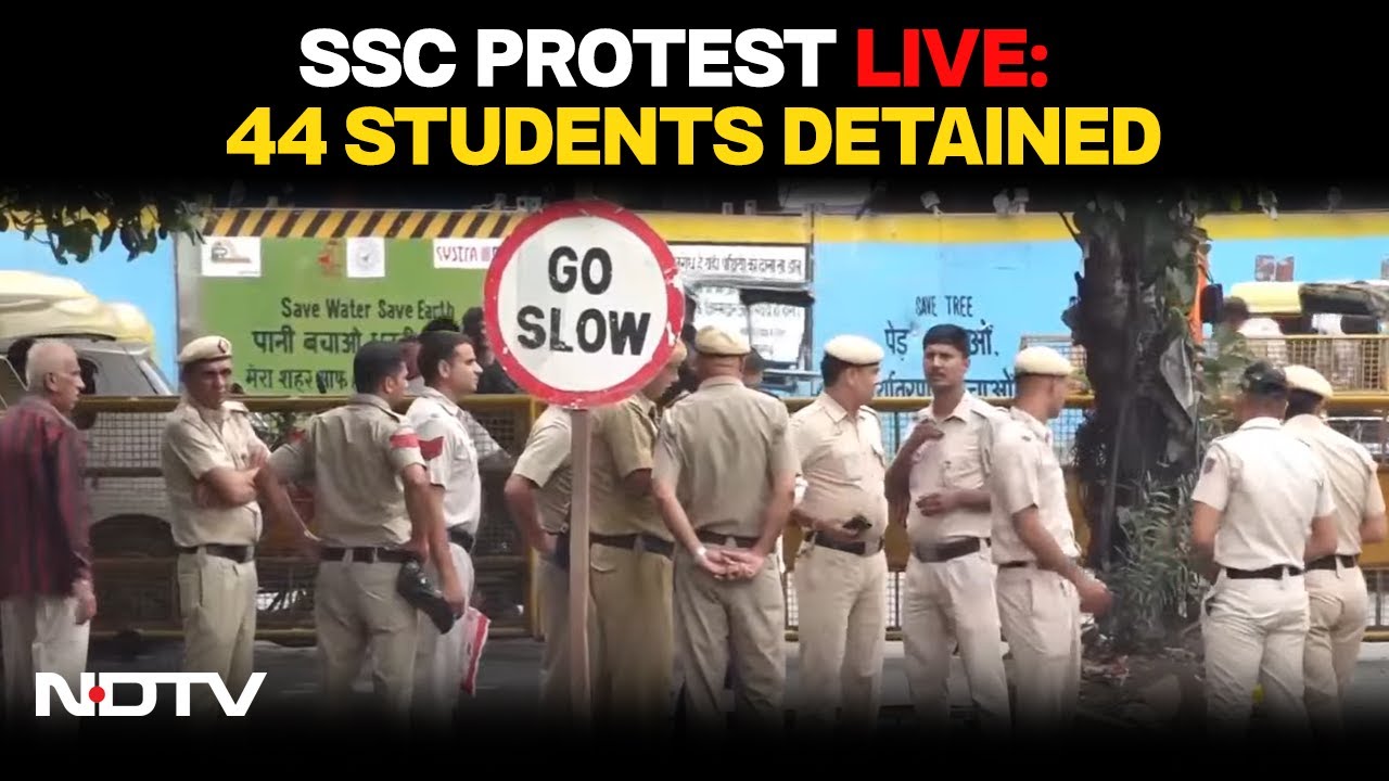 SSC Protest News LIVE: | SSC | SSC Breaking News | 44 Students Detained In SSC Protests