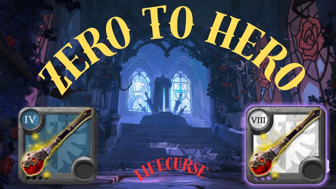 ☠️ZERO TO HERO☠️💥 LIFECURSE STAFF MISTS - ALBION ONLINE 💥 🌐NA SERVER