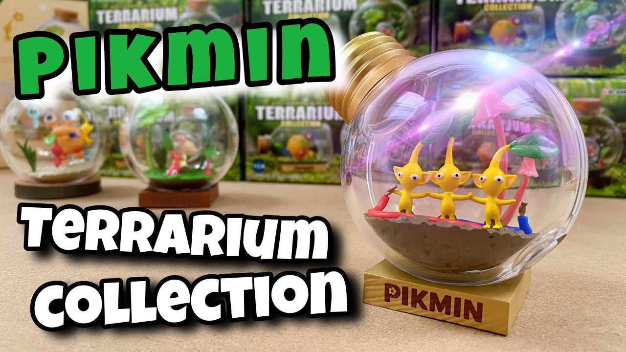 PIKMIN Terrarium Collection FULL SET Unboxing Lite