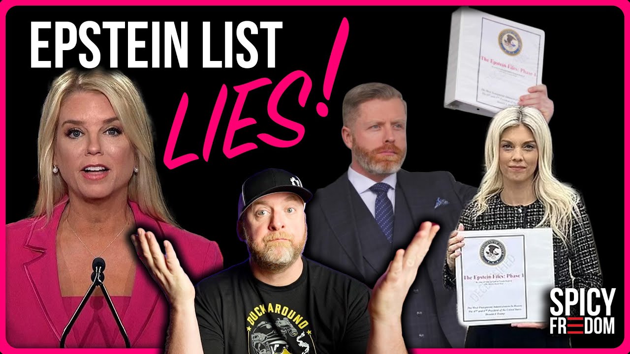 Epstein List LIES + Pam Bondi's NOTHING BURGER
