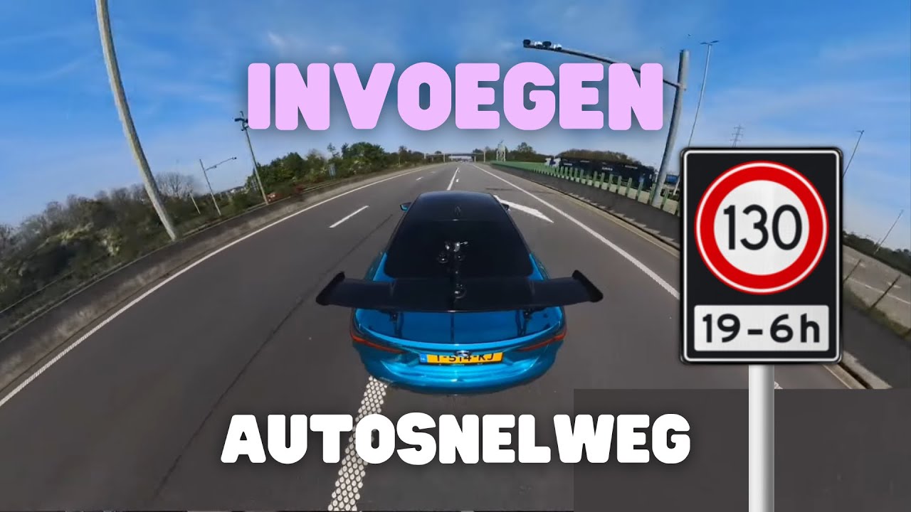 Invoegen | Autosnelweg | CBR praktijkexamen! (2024)
