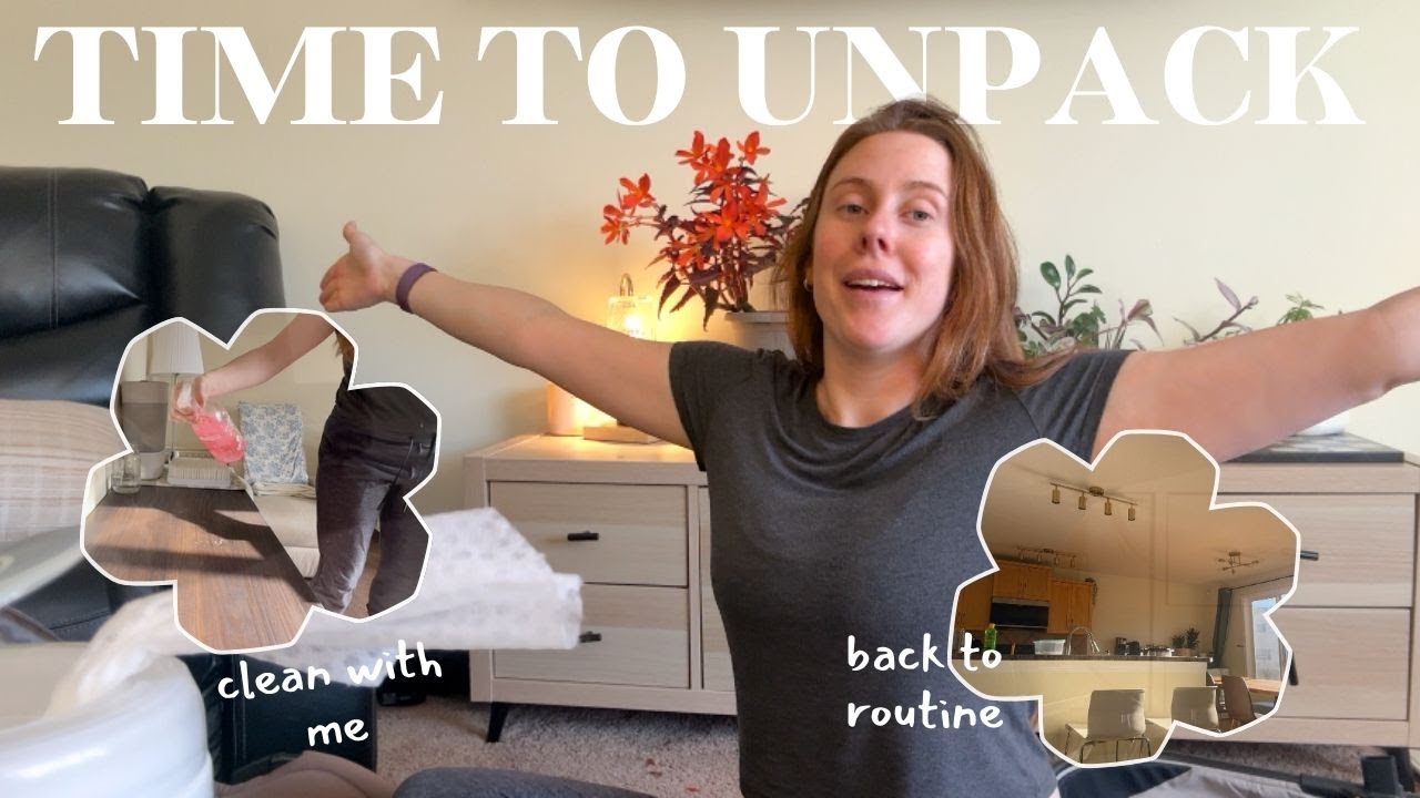 UNPACK & RESET | sunday reset after travelling, unpack between baby naps