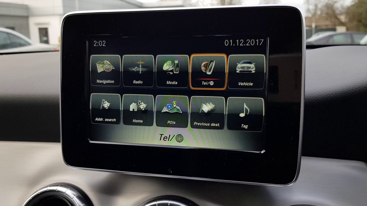 2017 Mercedes CLA 180 AMG Interior and Menu Overview