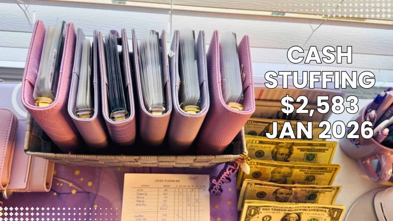 First paycheck of 2026 | Cash Stuffing Sinking Funds & Savings Challenges 