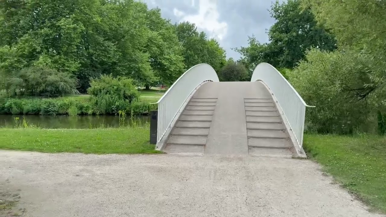 Dampark I Haderslev by en rigtig hyggelig park 🌤️🤩 