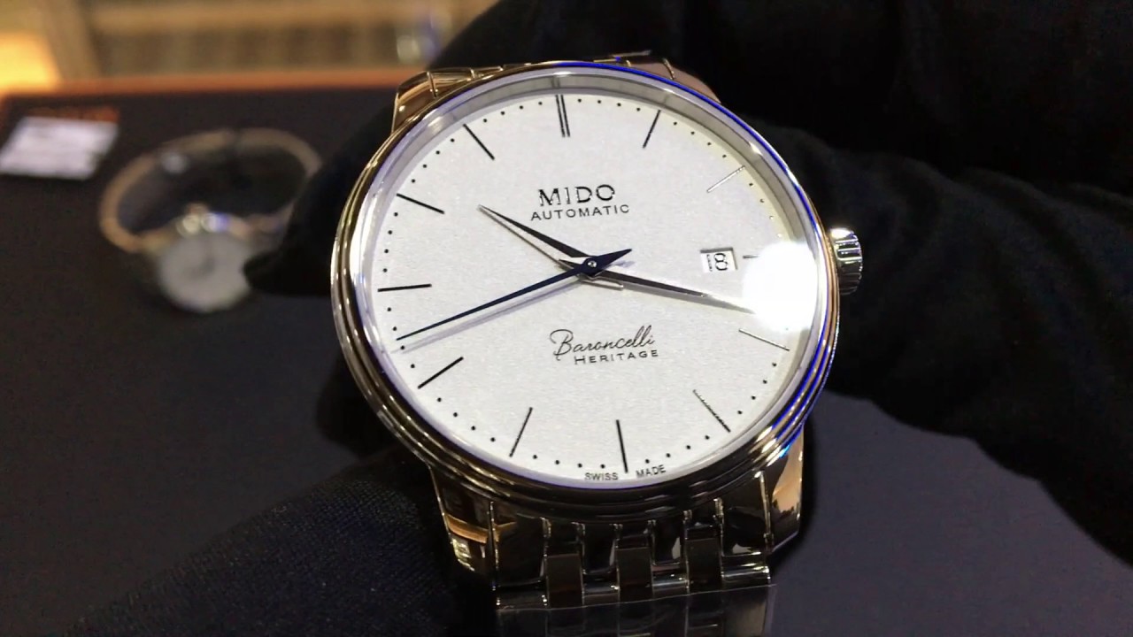 Mido Baroncelli III Heritage 39 & 33 mm M027.407.11.010.00 Review www.olfert-co.de