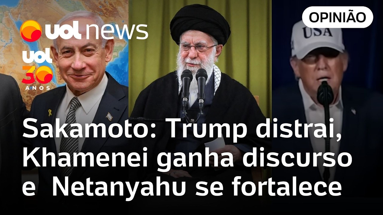 EUA e Israel x Ir&atilde;: Trump e Netanyahu podem ter ganhos pol&iacute;ticos pessoais; veja an&aacute;lise de Sakamoto