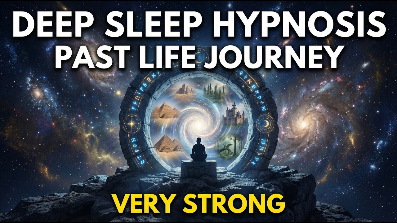 Past Life Healing While You Sleep 🌌 Deep Soul Hypnosis (No Retrieval)