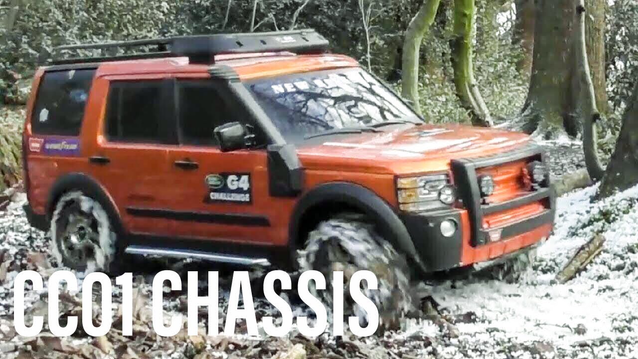 Upgraded New Bright RC Landrover Discovery with Tamiya CC01 chassis