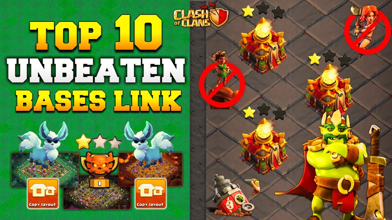 Top 10 *BEST* Town Hall 16  BASE With Link | *New* Unbeaten Th16 Base.