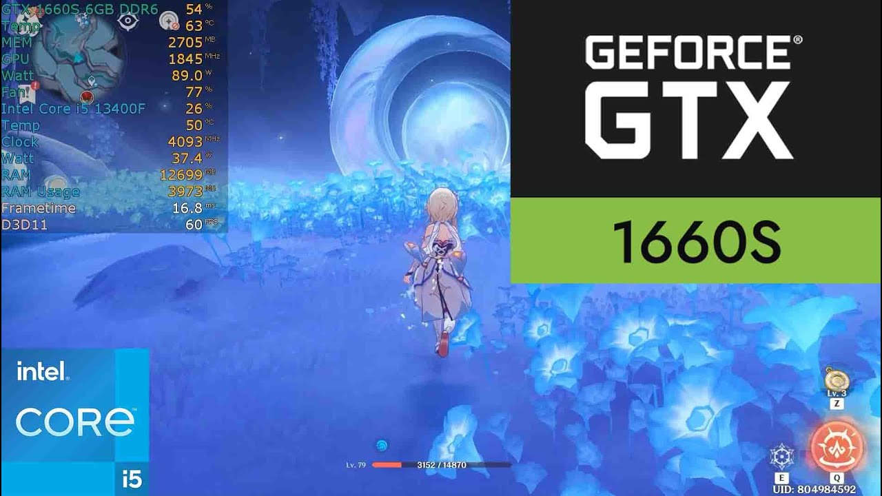 GTX 1660 super Genshin impact | Максимальные настройки 2025