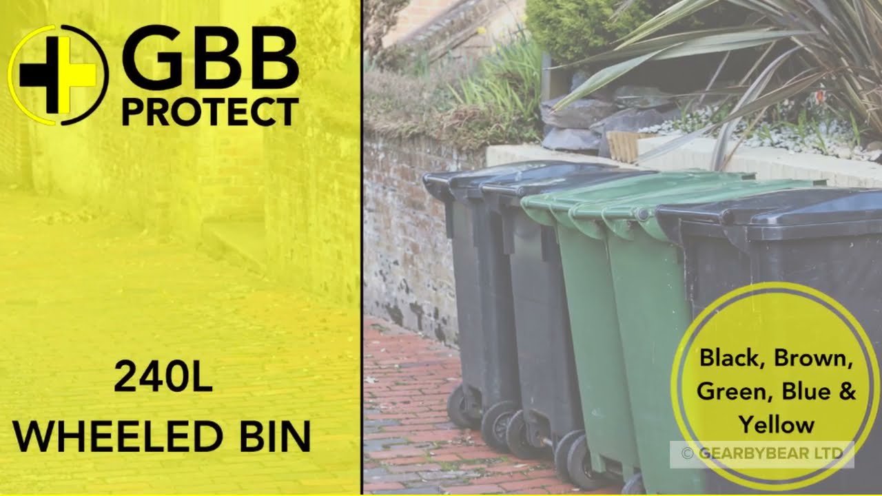 Wheelie Bin Assembly | Setup Guide | How to Attach Wheels and Lid | GBBWB240L