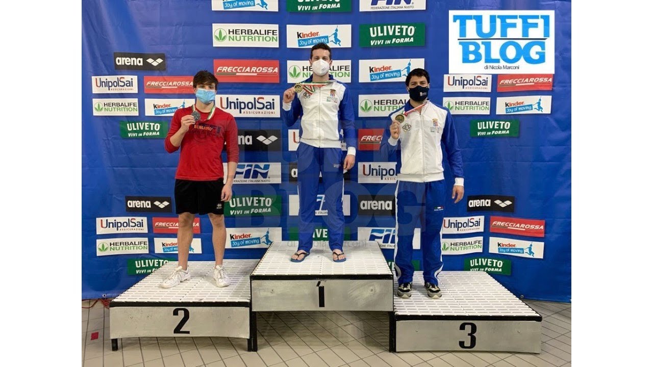 1m Springboard - Men's Final - Italien Absolute Indoor Championships - Trieste (ITA) - 7. March 2021