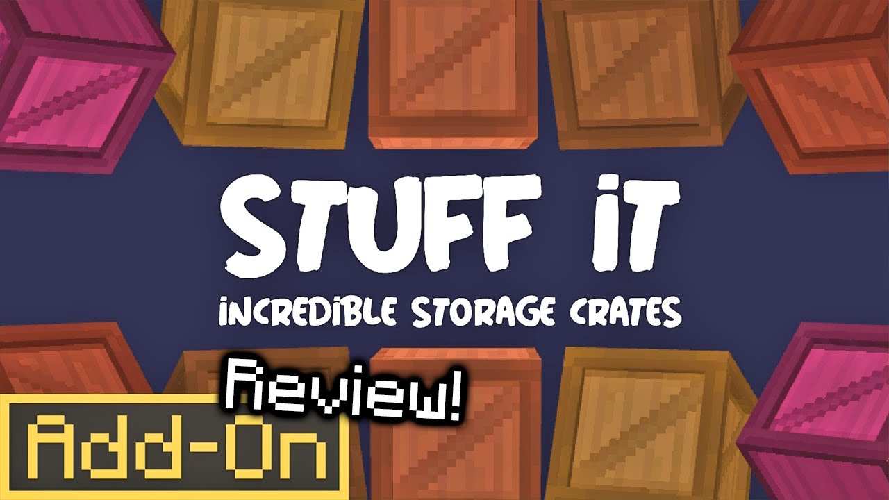 Stuff it ADDON for Minecraft Bedrock is CRAZY! - in-depth Review