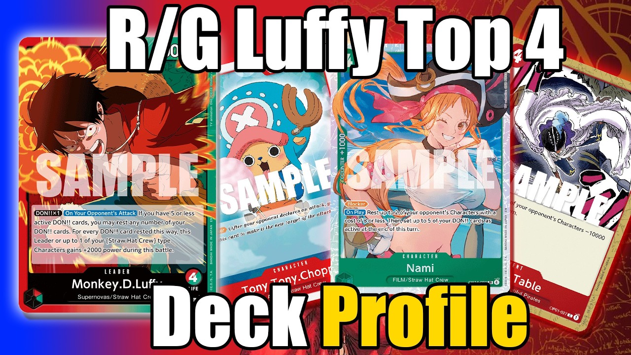 R/G Luffy Won A Worlds Spot?! Ft. @ricmasterflash | One Piece Card Game