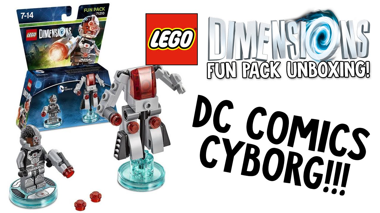 LEGO DIMENSIONS DC COMICS CYBORG FUN PACK UNBOXING!!! (LEGO Set No. 71210)