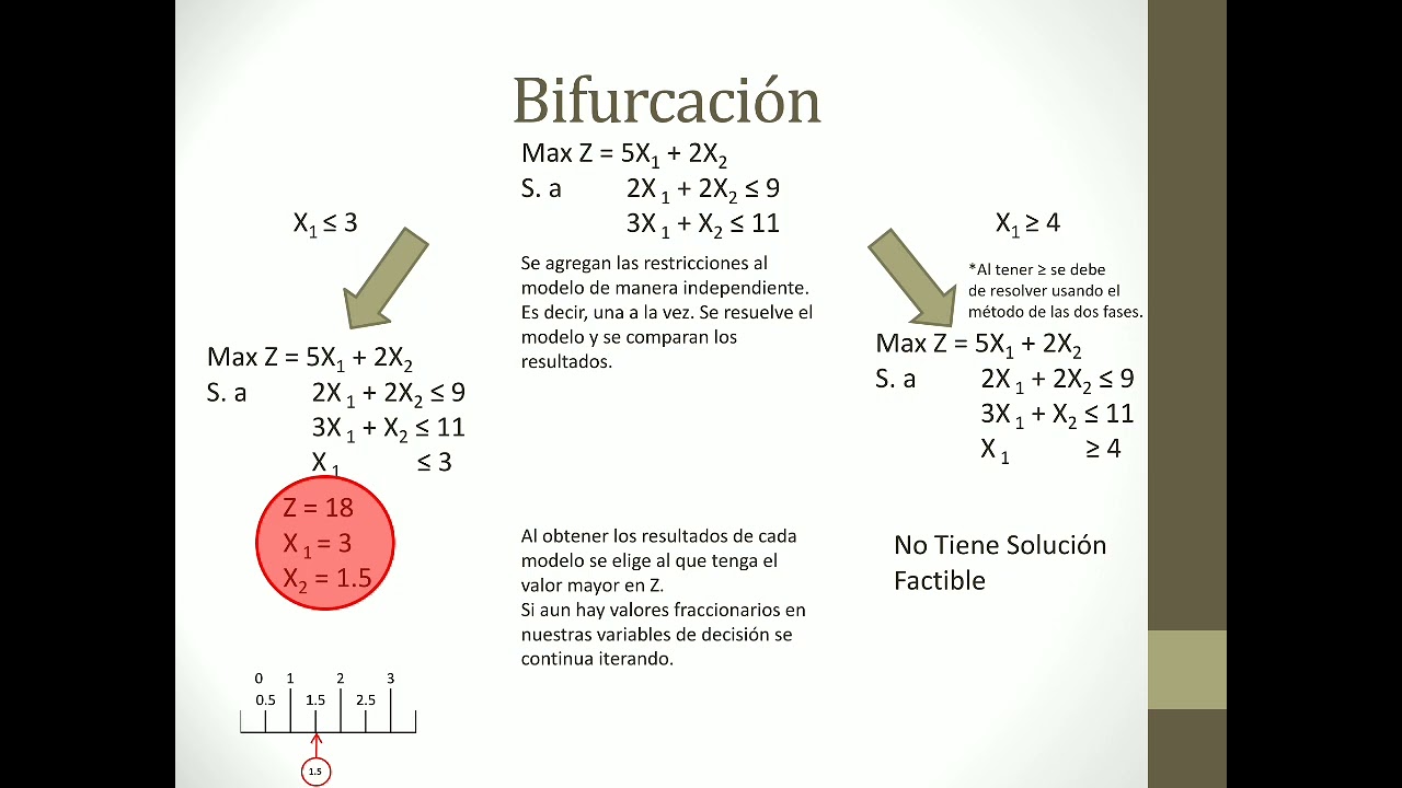 Bifurcacion y Acotacion