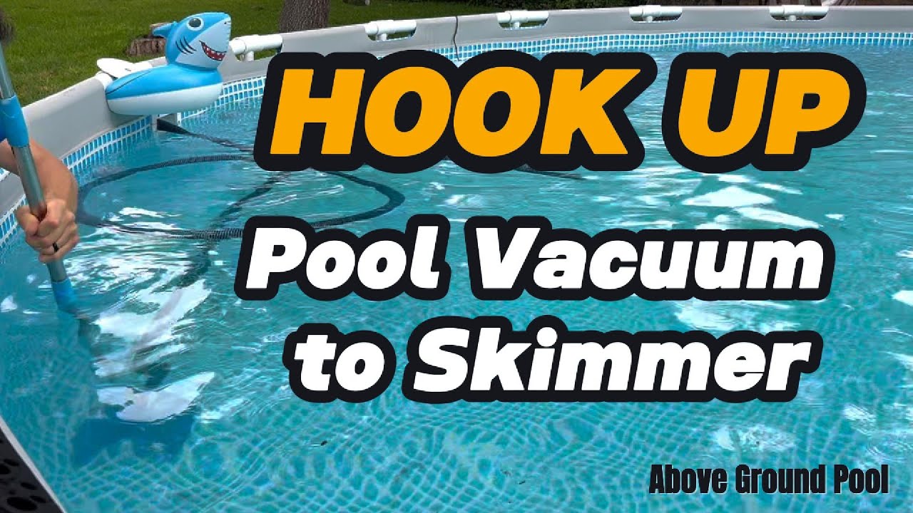 How to Attach Pool Vacuum Hose, Pole & Brush to Hayward Skimmer | Above Ground Pool Cleaning Tips