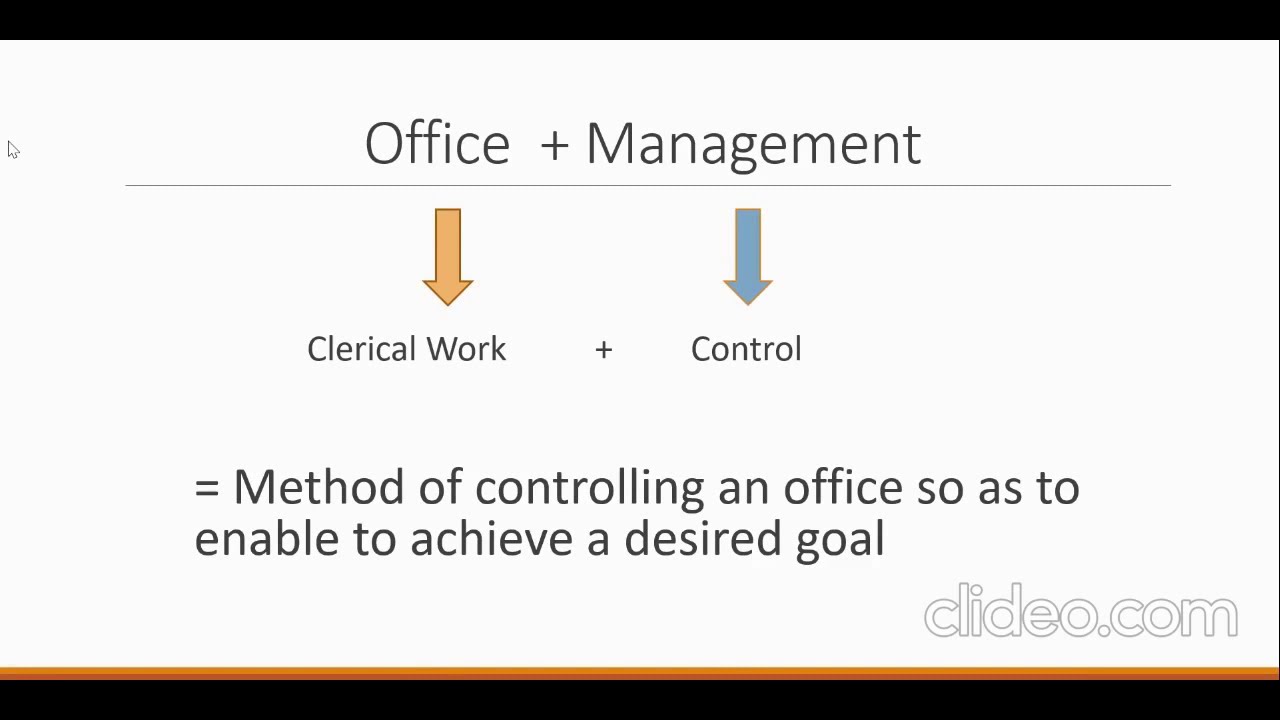 Introduction to Office Management