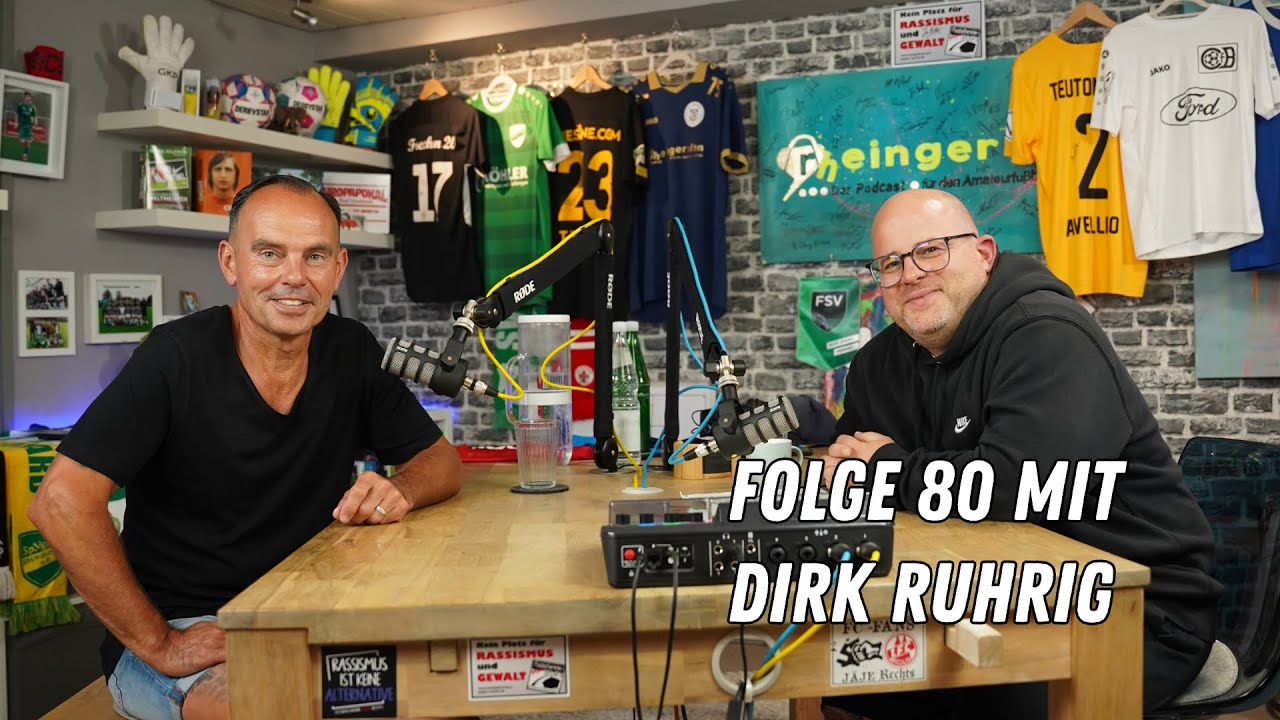 Dirk Ruhrig in Folge 80 bei rheingerufen - Der Podcast für den Amateurfußball