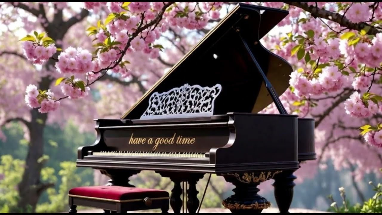Relaxing Piano Music | Piano Solo Vol.12 | cherry blossom vibe 1hour | for Studying, 🎹☕