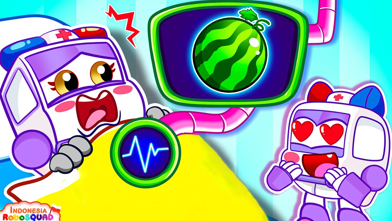Kenapa Ada Semangka di Dalam Perut Robo 🍉🤖 Misteri Lucu | RoboSquad Kartun Kids