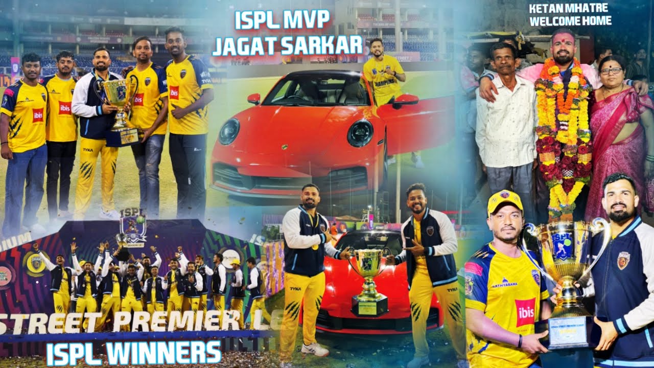 CHENNAI SINGHAM CHAMPION ISPL 🔥|KETAN MHATRE DREAM COMPLETE|JAGAT SARKAR MVP|| SARFARAZ BAHUBALI || 