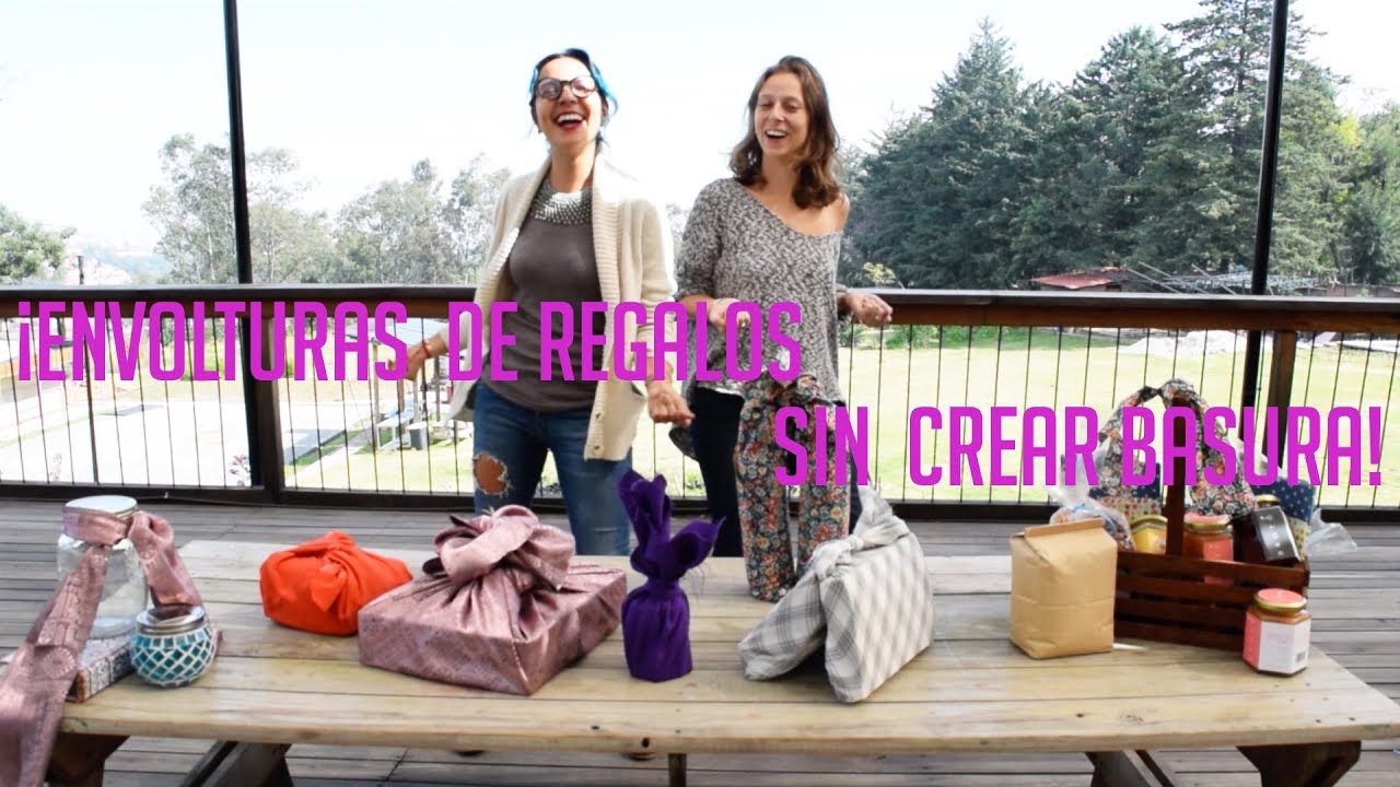 &iexcl;Envolturas para regalos ecol&oacute;gicas con FUROSHIKI!