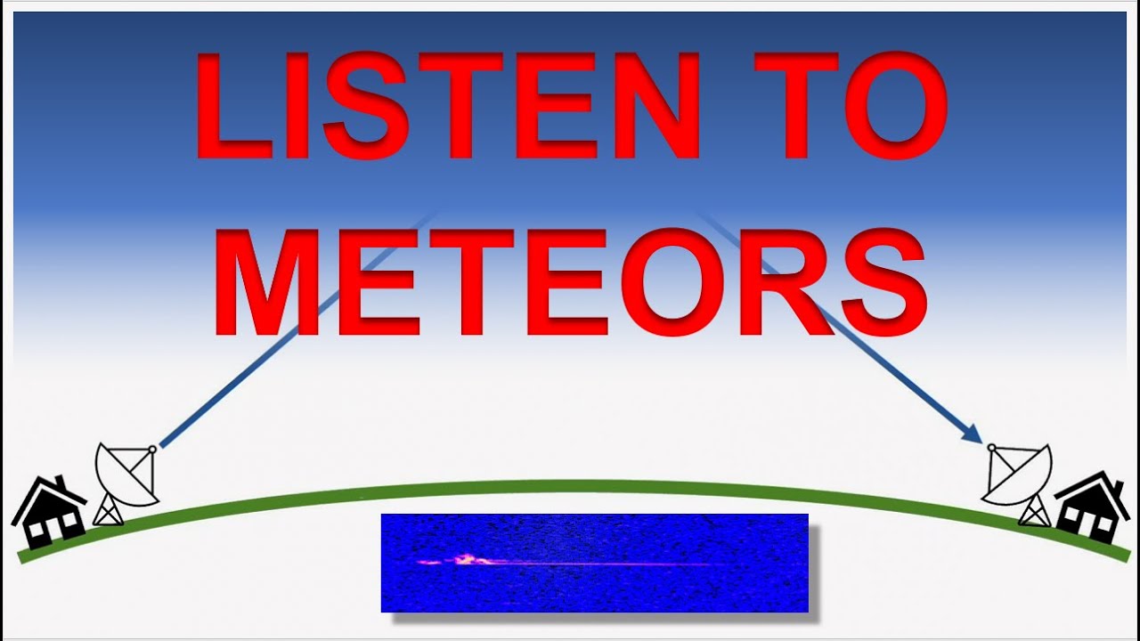 Listen To Meteors & See Trail Echoes Too