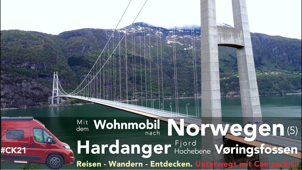 Hardangerfjord, Hardangervidda, Vøringsfossen. Mit dem Wohnmobil in Norwegen (Teil 5)
