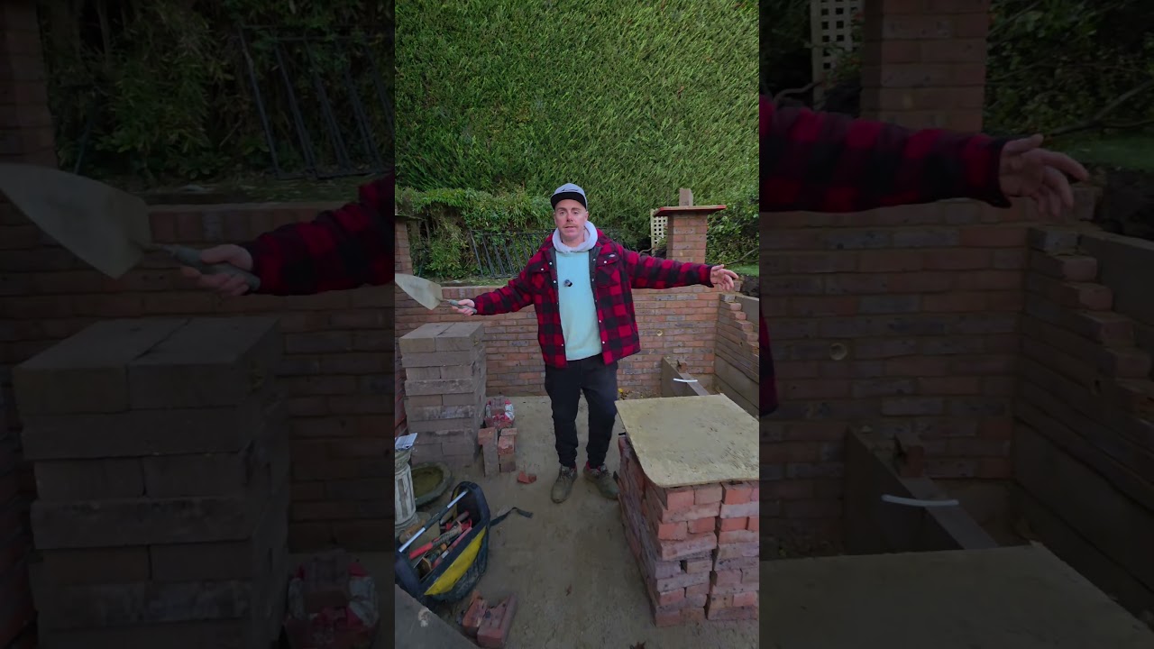 Bricklaying with Dod and Kai 