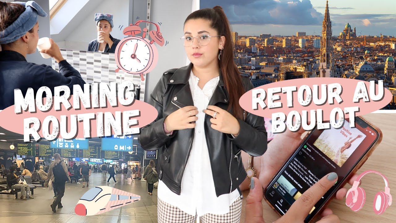 MA MORNING ROUTINE 🚃 RETOUR AU BOULOT 👩🏻‍💻 ⎜Merry