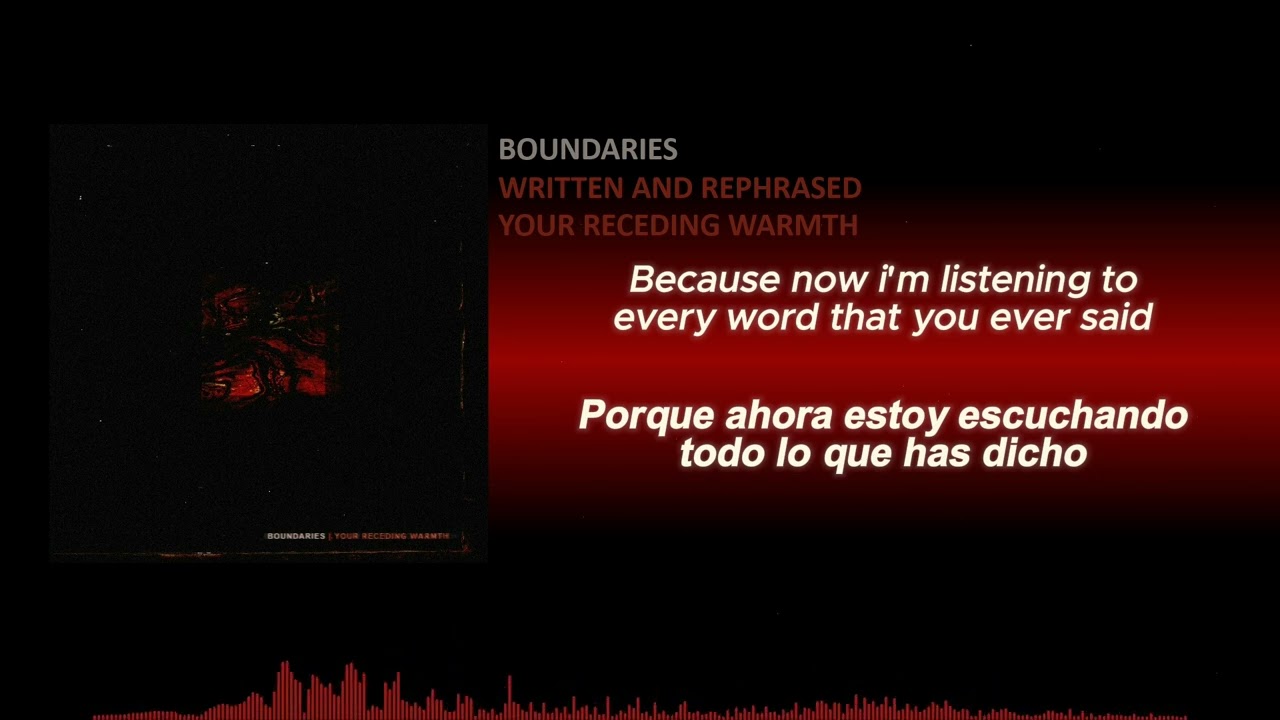 Boundaries - Written and Rephrased [lyrics sub español]
