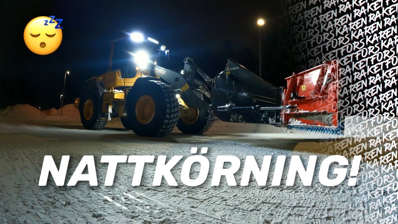 ❄️ SNÖRÖJNING HELA NATTEN! 😵‍💫 Raketforskaren i hjullastare #22