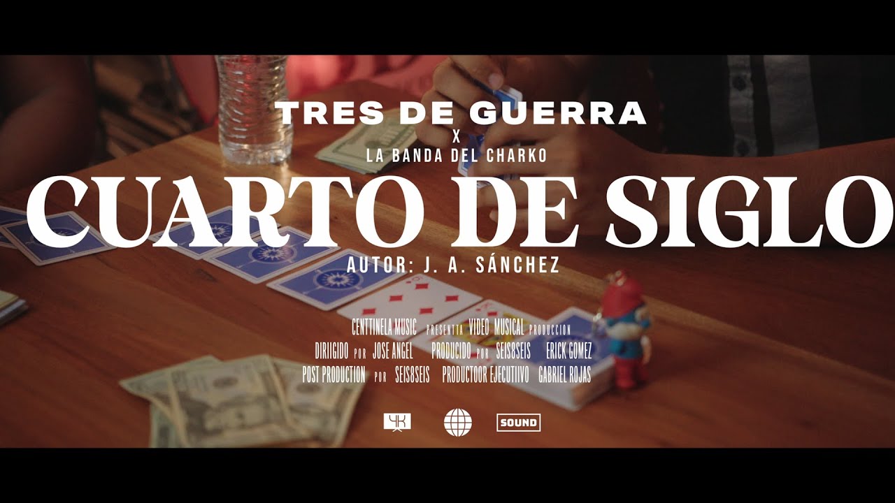 Tres De Guerra Ft. La Banda Del Charko - Cuarto De Siglo (VIDEO OFICIAL) (2023)