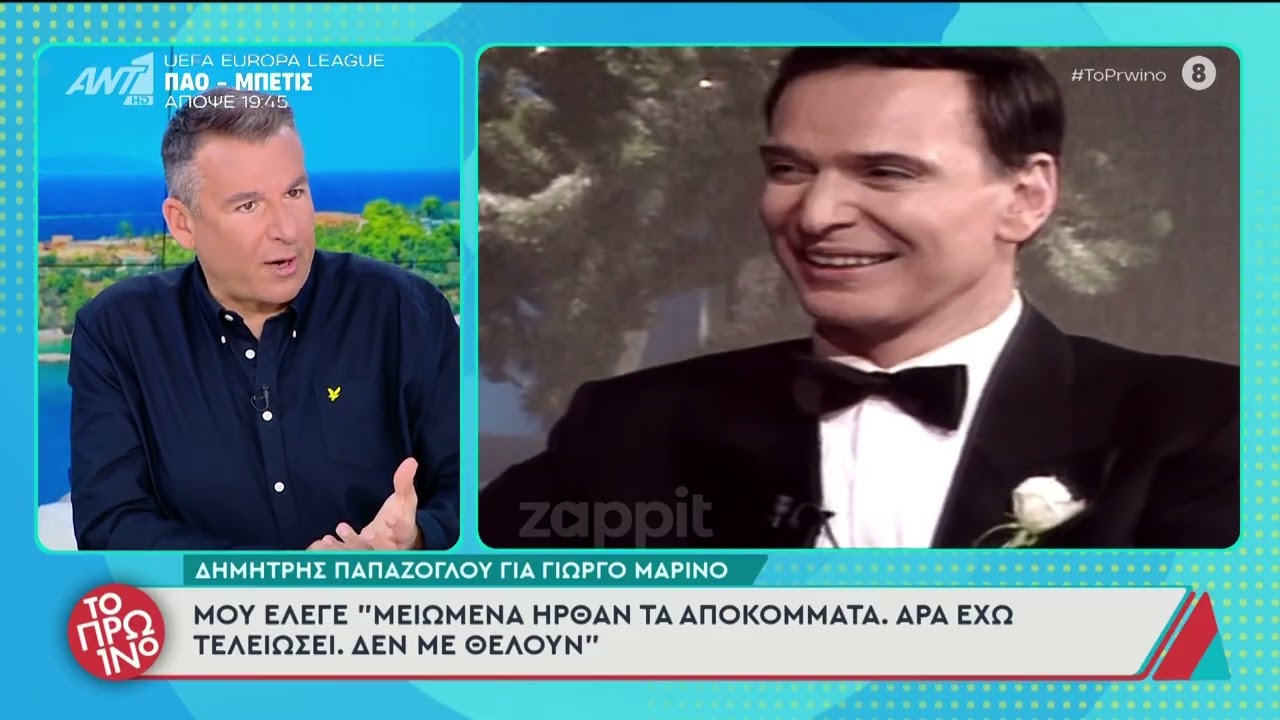 Γιώργος Λιάγκας: «Ο Γιώργος Μαρίνος σιχαινόταν δύο πρόσωπα και τώρα χύνουν κροκοδείλια δάκρυα»
