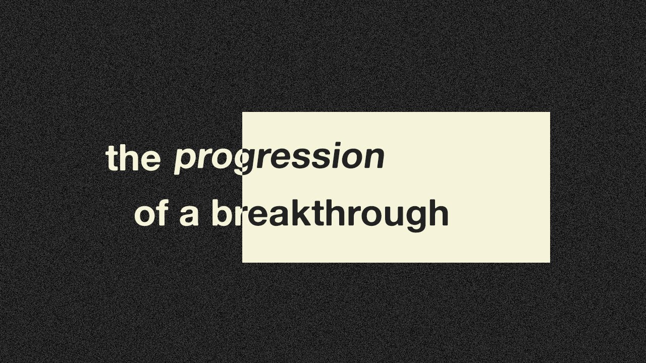 The Progression of a Breakthrough | Bo. Cody Mayo