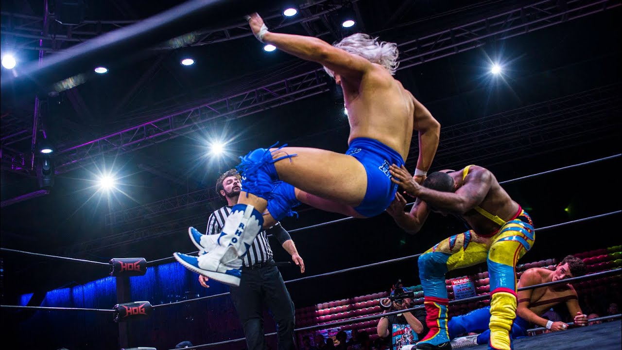 The Mane Event vs The Rhodes Brothers (The Texas Outlaws - HOG High Intensity (Tag Team Title Match)