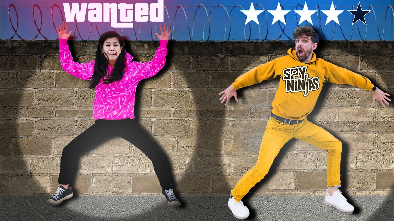 POLICE Mistake ME for a Prisoner! Spending 24 Hours in Jail but Spy Ninjas Help me Escape Prison