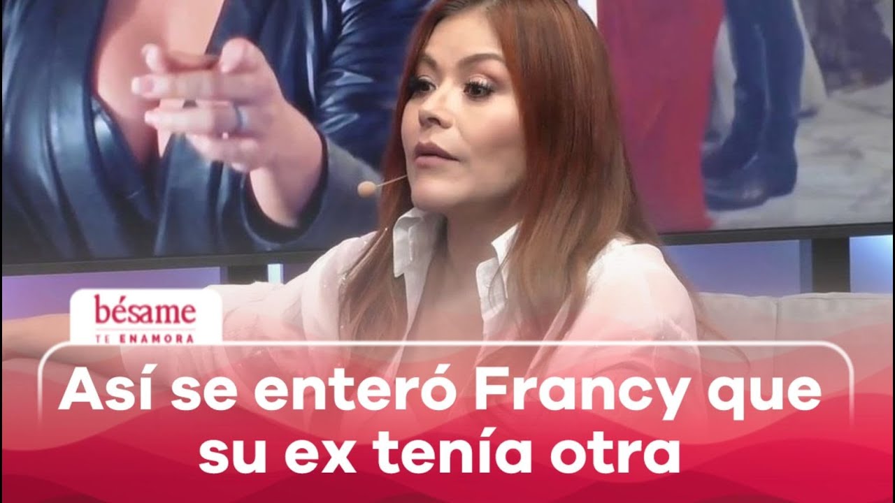 Así reaccionó Francy al enterarse que su exesposo tenía otra pareja