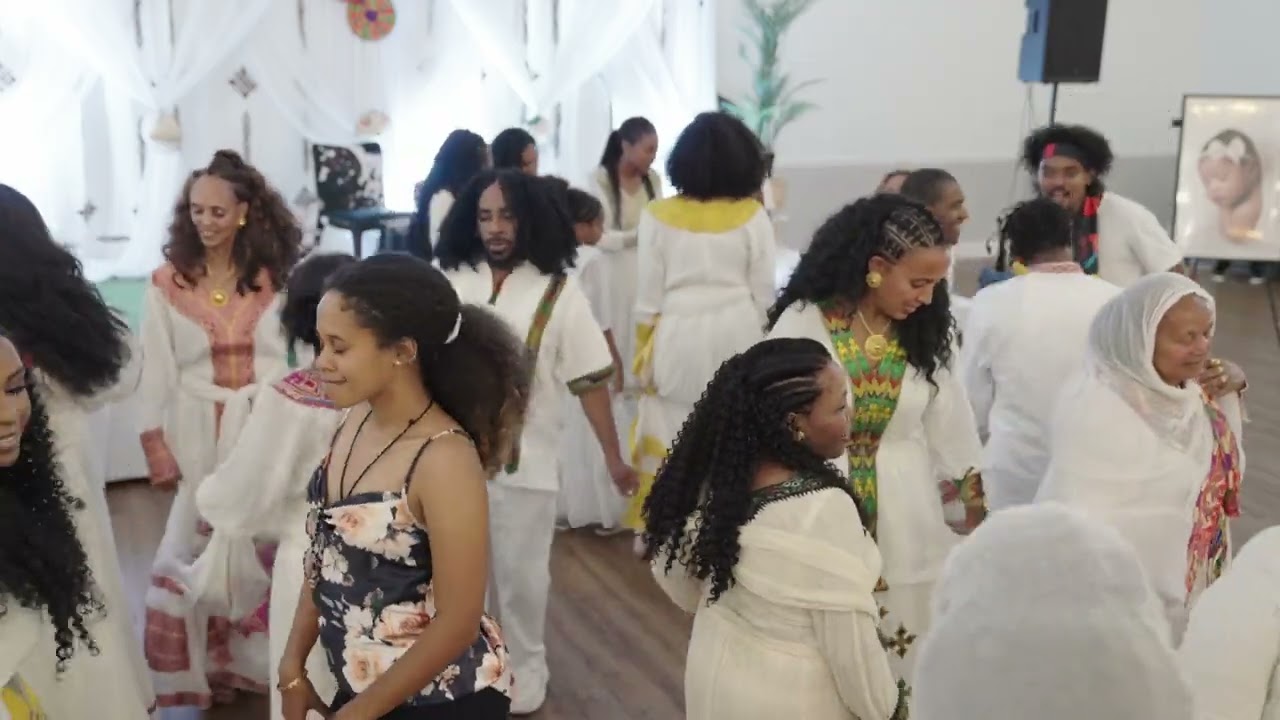 Eritrean Baptism At Washington DC  Naomi  Danny  Ghebremariam