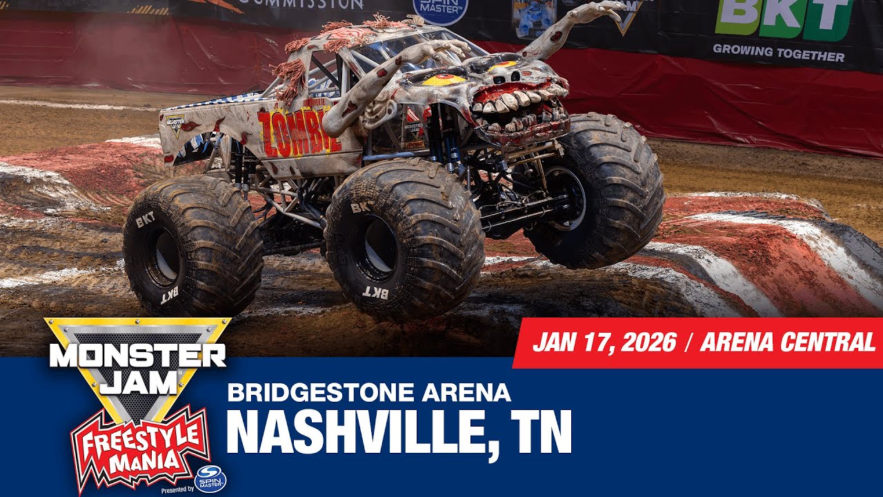 Monster Jam Freestyle Mania: Nashville, TN - 2 (Full Event) | Jan 17, 2026 | Arena Central